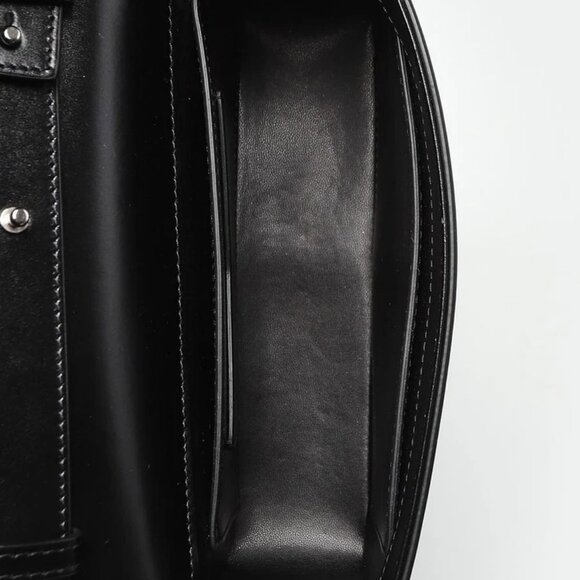 Givenchy Black Smooth Leather 4G Crossbody Bag - Picture 5 of 12